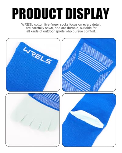 WRELS 1/2/3pairs Toe Socks Five Performance Athletic Running