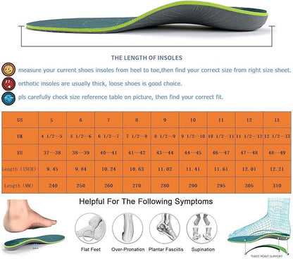 Flat Feet Template Arch Support Orthopedic Insoles