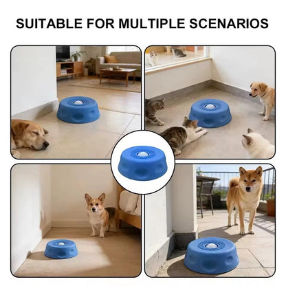 Non-Slip Base Slow Feeder Dog Bowl Ball-shaped